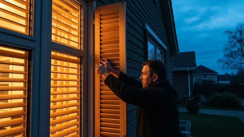 Installation des volets