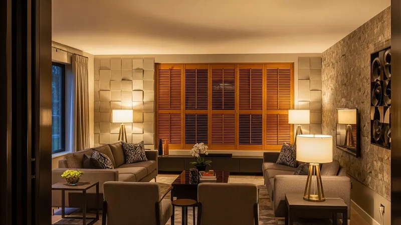 Volets et design d'intérieur